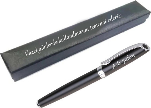 Notlu Kutu Isme Kişiye Özel Metal Roller Imza Kalemi Öğretmenler Günü