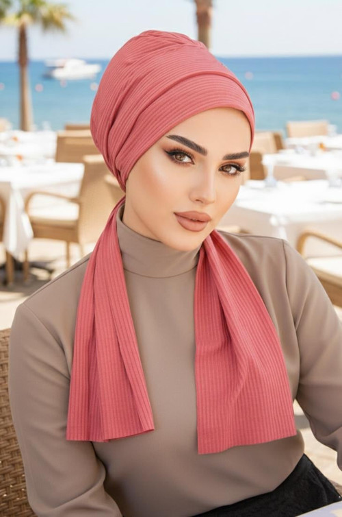 Gülkurusu Nude Serisi Atkılı Bone