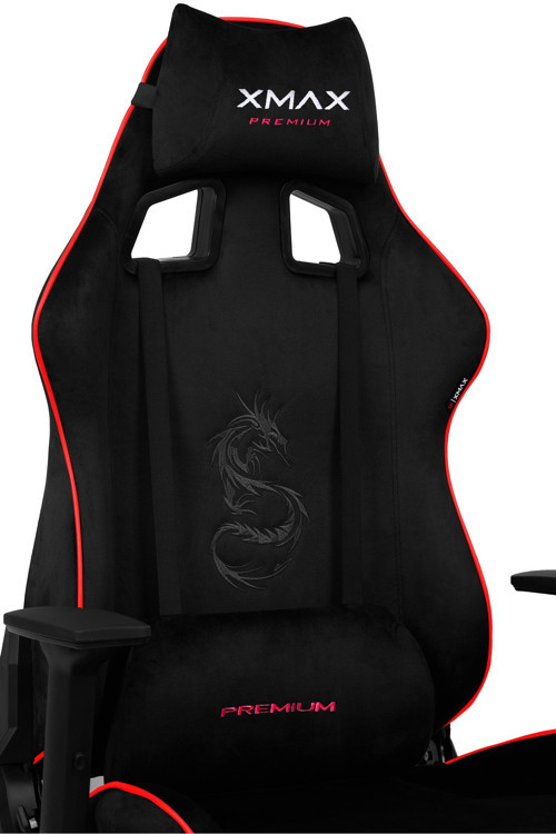 / Rio Plus Balerion Terletmez Kadife Kumaş Siyah Gaming Oyuncu Koltuğu / 120 Kg Taşır