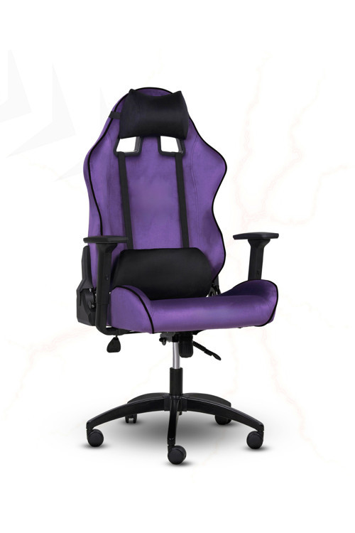 No Name / Rio Balerion Kumaş Mor Gaming Markasız Sade Oyuncu Koltuğu / 120 Kg Taşır