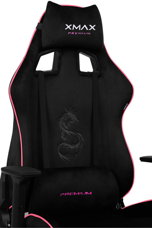 / Rio Plus Balerion Terletmez Kadife Kumaş Siyah Gaming Oyuncu Koltuğu / 120 Kg Taşır