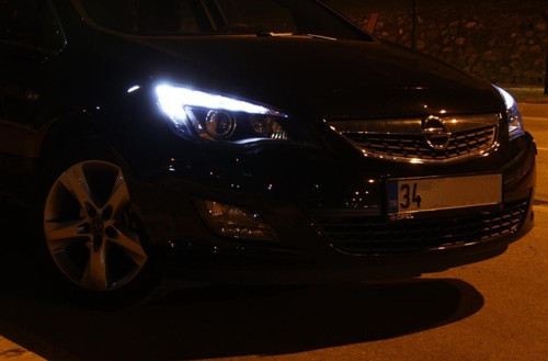 Opel Astra J LED Gündüz Aydınlatma Seti Led Ampul Beyaz FEMEX T20