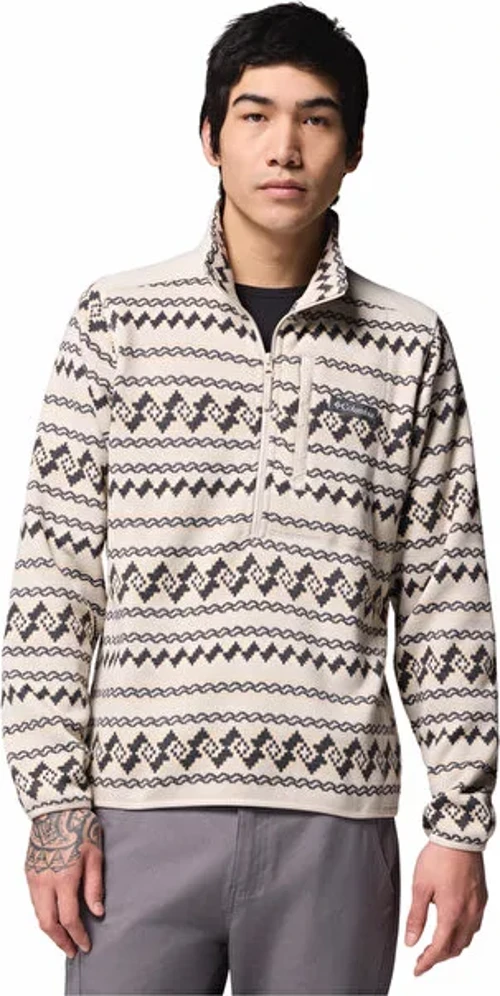 Sweater Weather™ Printed Half Zip II Kahverengi Erkek Outdoor Polar AO5809