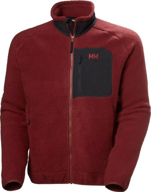 Panorama Pile Block Jacket Erkek Kırmızı Polar HHA.49460.HHA.180