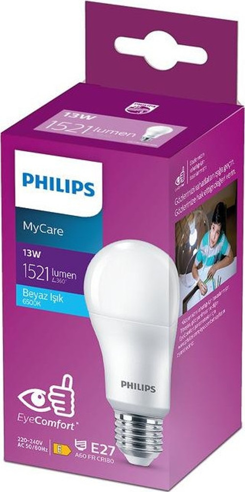 Led 13-100W E27 6500K - Beyaz Işık - 1521 Lumen Yüksek Işık - E27 Duy