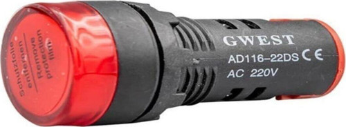 G6601 22Mm Kırmızı 220V, Sinyal Lambası Adet