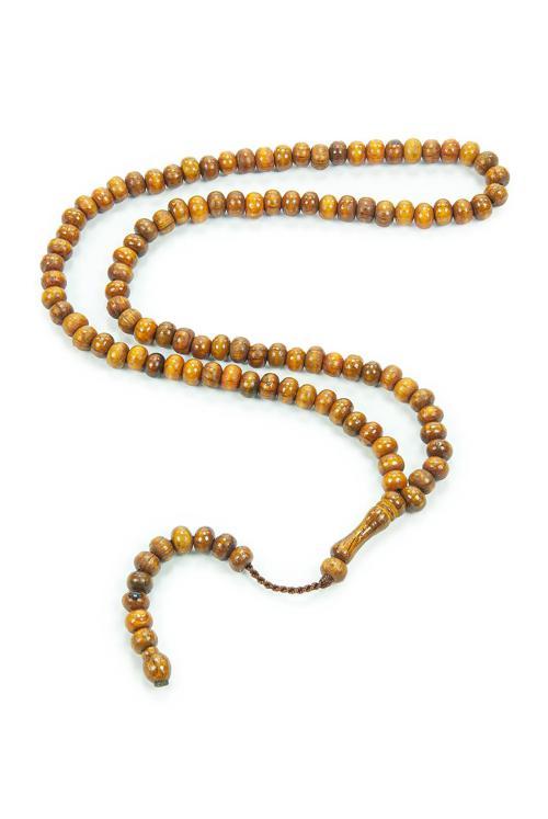 Kördiken Ağacı Küre Kesim Tesbih - 100 lü - 7 MM - Zikir Tesbihi - KT-5