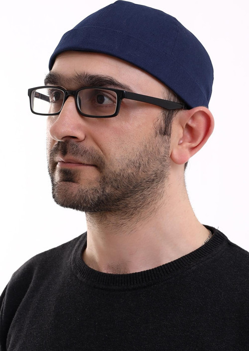 Ayarlanabilir Cırt Cırtlı Erkek Bere Takke - Lacivert