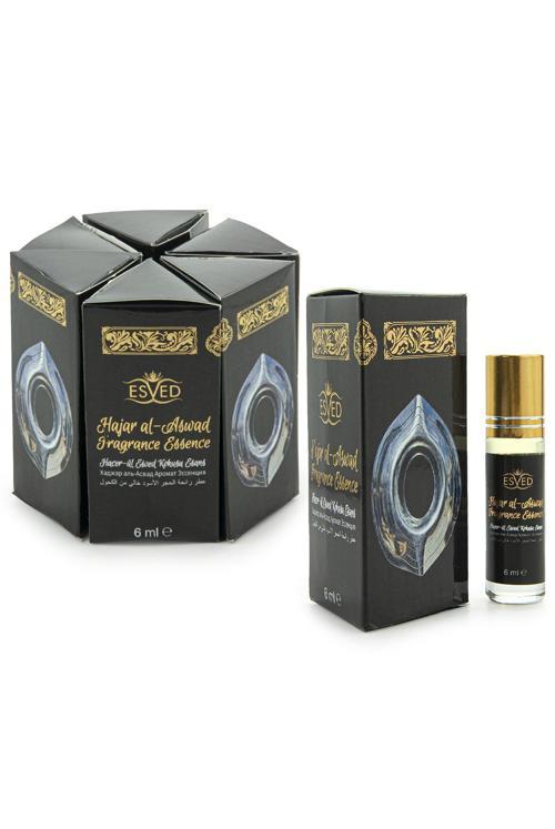 Hacer-ül Esved Esansı 6 Adet Hacer-ül Esved Kokusu Cam Şişe 6ML (6 Adet Set)