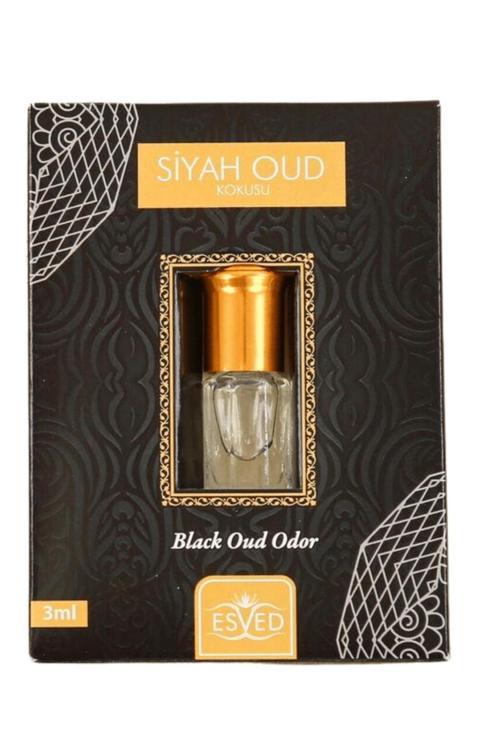 Siyah Oud Parfüm Esansı Alkolsüz Esans 3Ml.