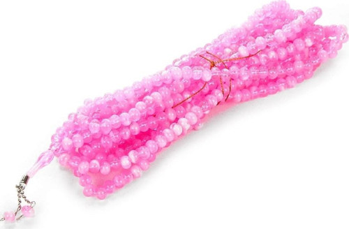 500 lük Tesbih - Pembe-Beyaz (Adet)