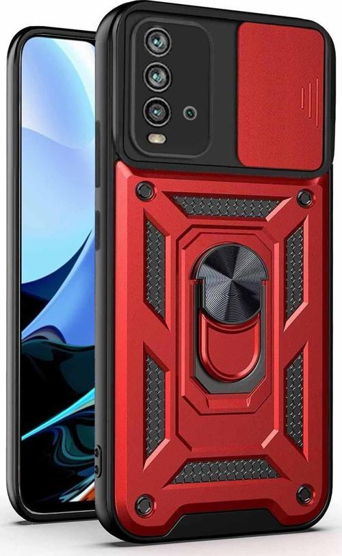 Xiaomi Redmi 9T Kılıf Impact Resistant Kırmızı