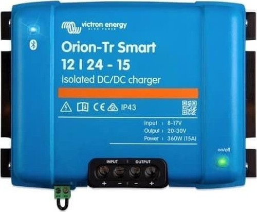 Energy Orion-Tr Smart 12/24-15A (360W) İzole DC-DC Şarj Cihazı
