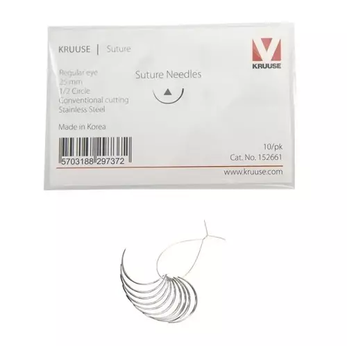 Sütür İğnesi Regular Eye 1/2 Keskin 25 mm 10/pk