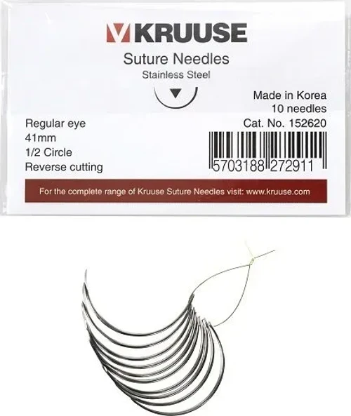 Sütür İğnesi Regular Eye 1/2 Keskin 41 mm 10/pk
