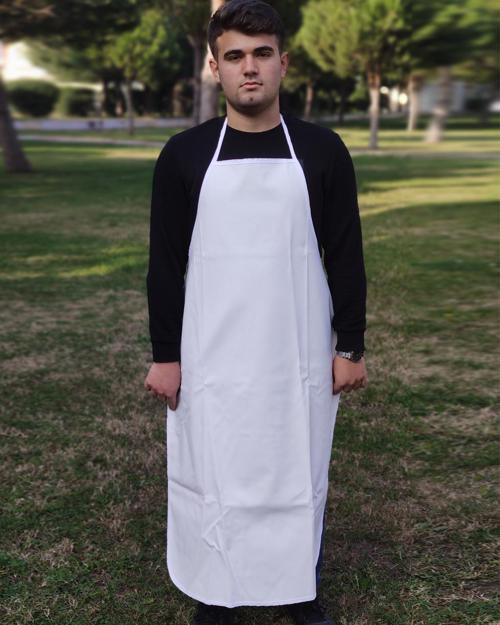 Süt Sağımcı Önlüğü Beyaz