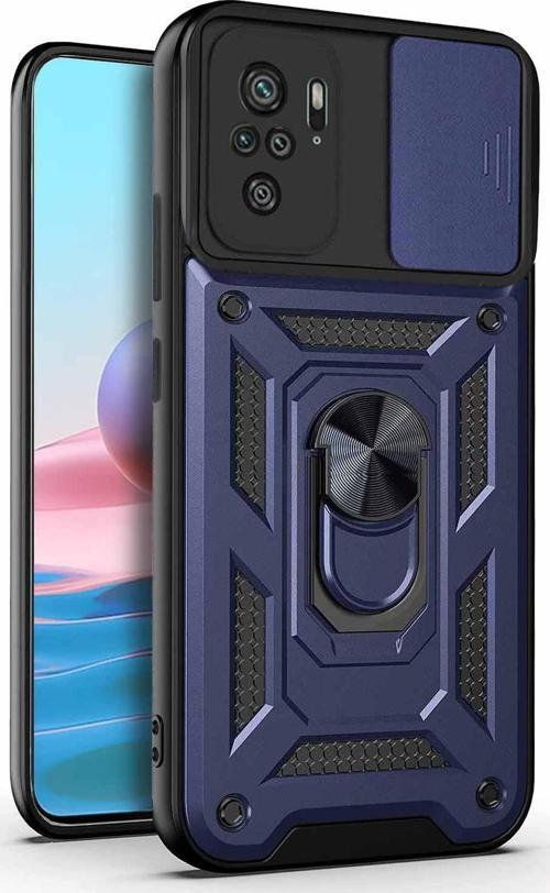 Xiaomi Redmi Note 10S Kılıf Impact Resistant Lacivert