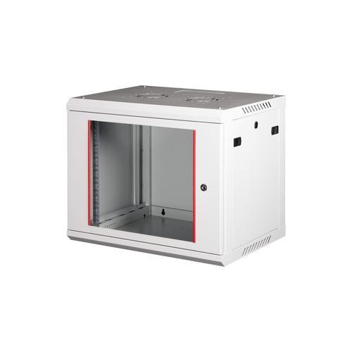 - 9U 19" Duvar Tipi Rack Kabinet – Genişlik: 600 mm | Derinlik: 450 mm – Açık Gri