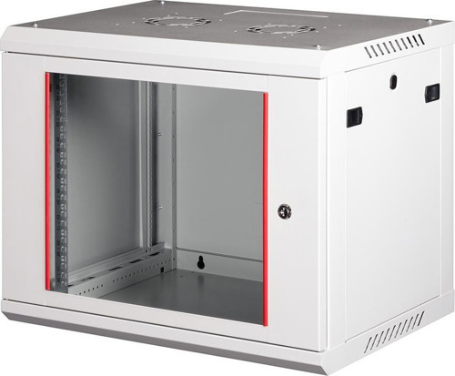 - 9U 19" Duvar Tipi Rack Kabinet – Genişlik: 600 mm | Derinlik: 450 mm – Açık Gri