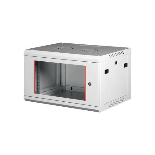 - 4U 19" Duvar Tipi Rack Kabinet – Genişlik: 600 mm | Derinlik: 450 mm – Açık Gri