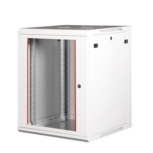 - 15U 19" Duvar Tipi Rack Kabinet – Genişlik: 600 mm | Derinlik: 600 mm – Açık Gri