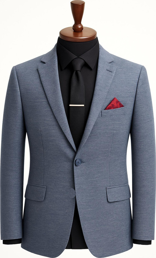 Erkek İtalyan Kesim Tek Düğmeli Blazer Ceket Klasik ve Modern Şıklık