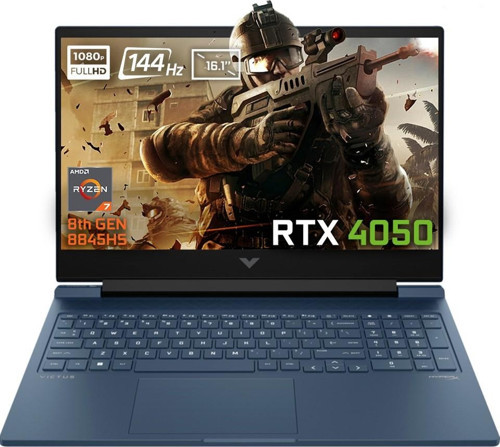 Victus 16-S1023NT AMD Ryzen 7-8845HS 9Z795EA FR28 24 GB DDR5 2 TB SSD RTX4050 6GB 16.1 inç 144Hz Full HD Windows 11 Pro Gaming Laptop