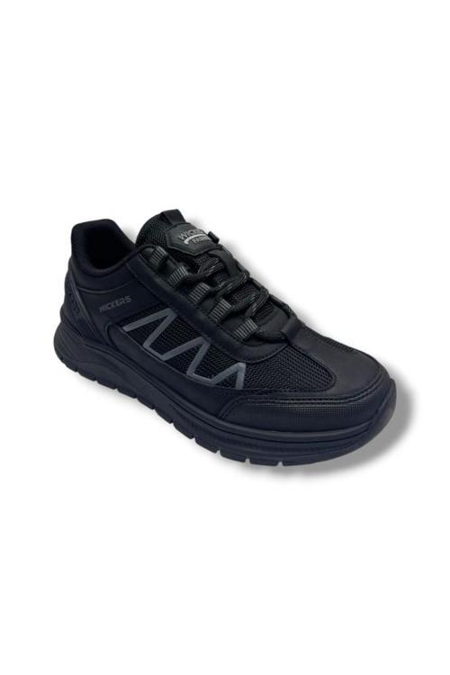 2703-26 Cilt Deri Anatomik Erkek Ayakkabı Siyah Füme