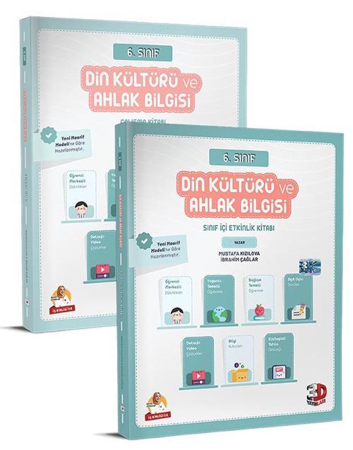 3D 2026 5. Sınıf Din Kültürü Ek Sınıf İçi Etkinlik Kitabı + Çalışma Kitabı 2 Kitap