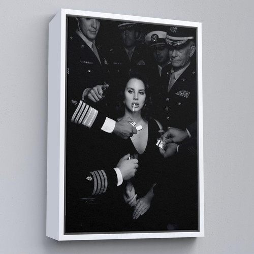 Çerçeveli Lana Del Rey Dekoratif Duvar Tablosu-6372