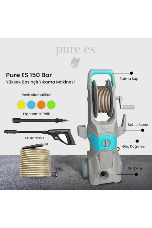 Yüksek Basınçlı Yıkama Makinesi Gri - Turkuaz