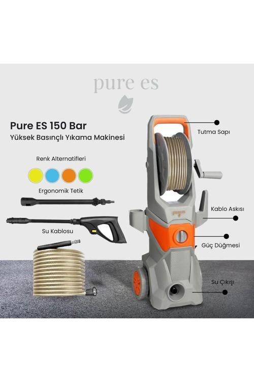 Yüksek Basınçlı Yıkama Makinesi Gri - Turuncu