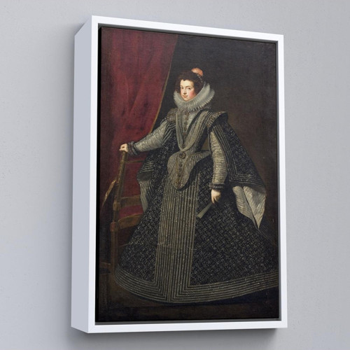 Çerçeveli Bourbonlu Isabella Kral Philip Iv'Ün İlk Kraliçesi Tablo-7334
