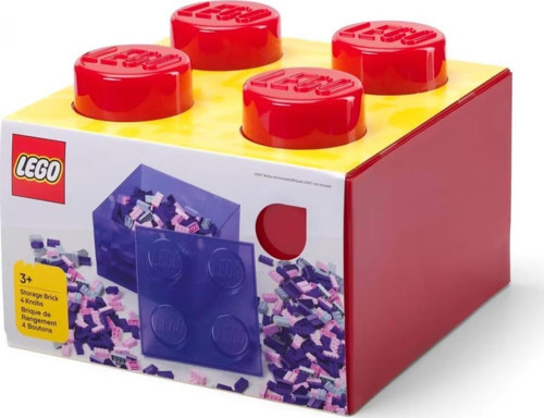 Storage 253240 2*2 Translucent Red Storage Brick