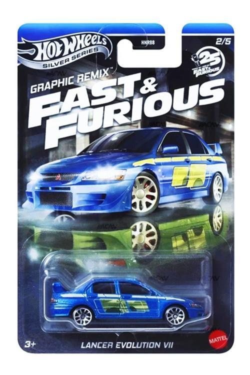 Silver Series Fast & Furious Lancer Evolution VII HNR88 JBY47