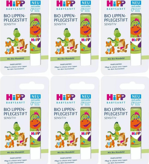 Babysanft Organik Dudak Nemlendiricisi Ultra Sensıtıv 4.8GR (Yeşil) (6 Lı Set)