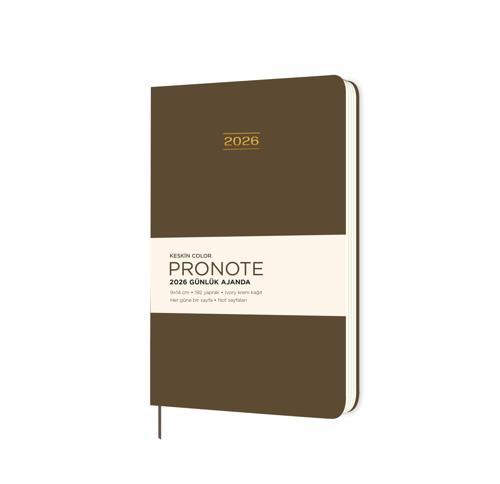 Keskin 2026-9*14 Pronote Günlük Ajanda - Kahverengi