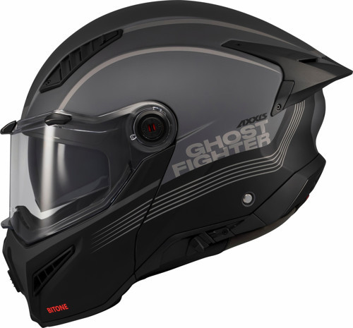 Ghostfighter SV Bitone C12 Dark Grey Motosiklet Çene Açılır Kask