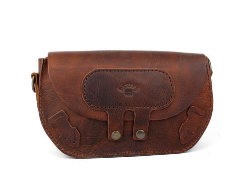 El Yapımı Hakiki Deri Kadın Omuz çantası