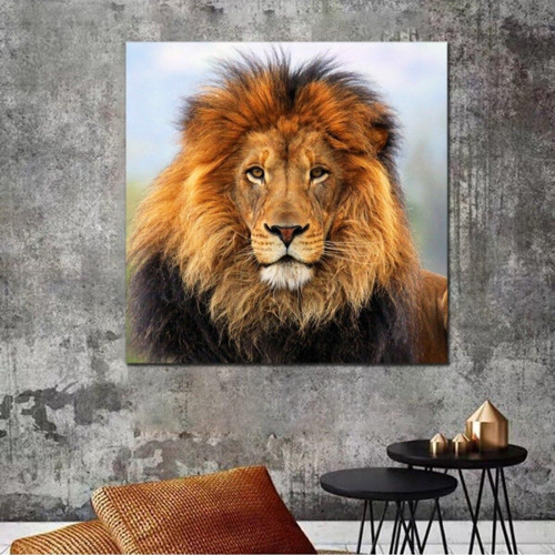 Aslan Leopar Kanvas Tablo