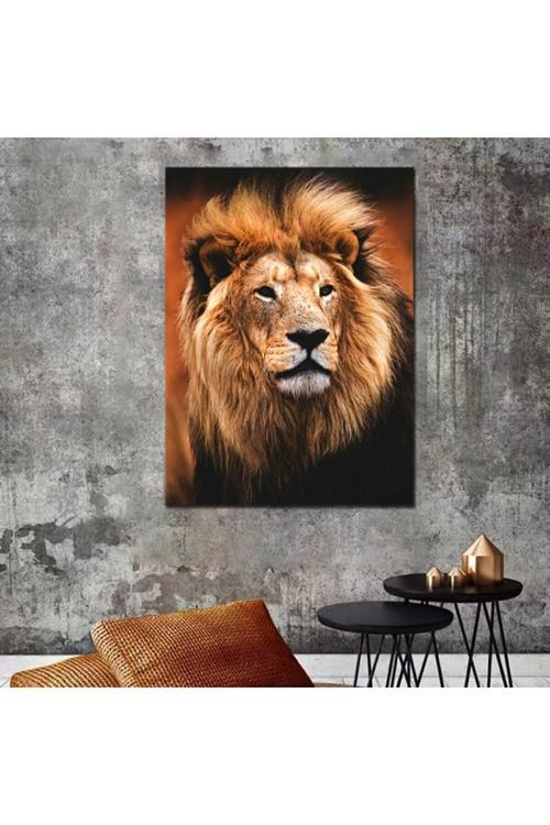 Aslan Leopar Kanvas Tablo
