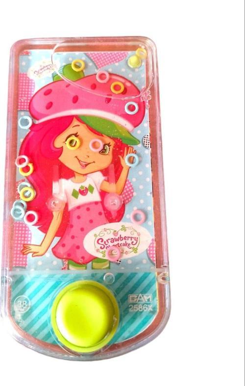 Oyuncak Çilek Kız Temalı Halka Geçirme Oyunu Su Atarisi Kız Çocuk Oyuncağı Çilek Kız 14X7Cm.