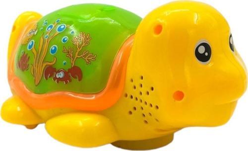 Oyuncak Kaplumbağa Yumurtlayan Çarpıp Dönen Müzikli Işıklı Kaplumbağa 17Cm.