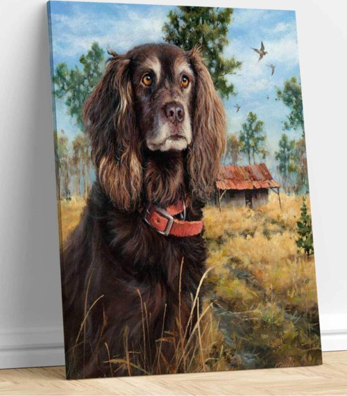Köpek Resimli Kanvas Tablo
