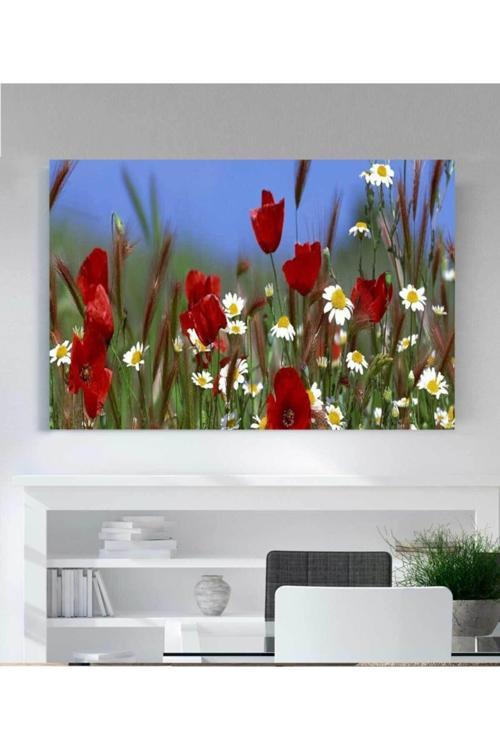 Çiçek Resimli Kanvas Tablo