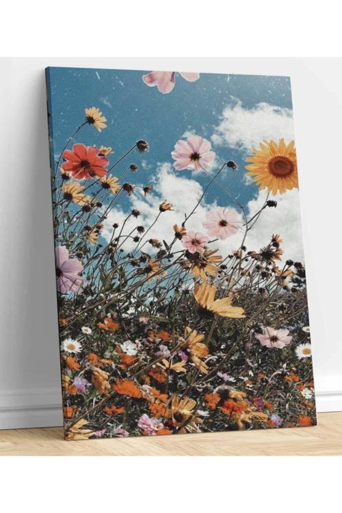 Çiçek Resimli Kanvas Tablo