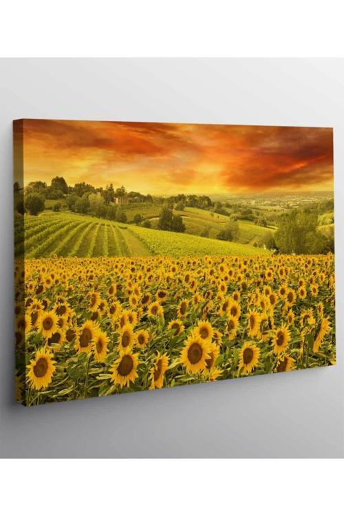 Çiçek Resimli Kanvas Tablo