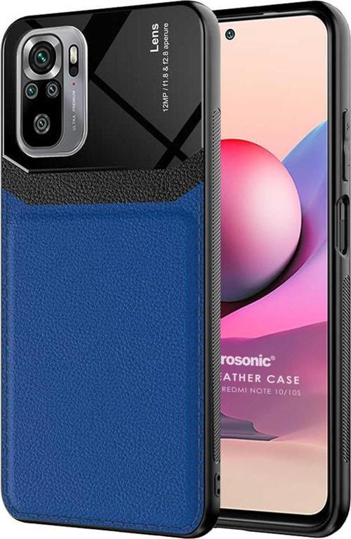 Xiaomi Poco M5s Kılıf Uniq Leather Lacivert