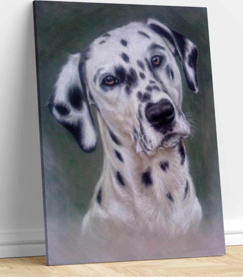 Köpek Resimli Kanvas Tablo