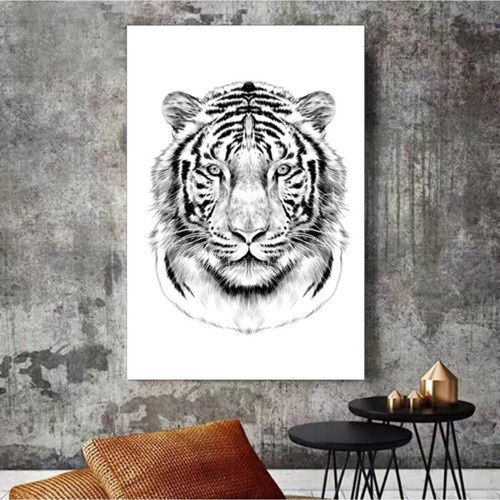 Aslan Leopar Kanvas Tablo